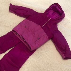 Toddler snow ski suit (bib and jacket)
